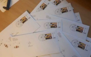 Postkarte schreiben