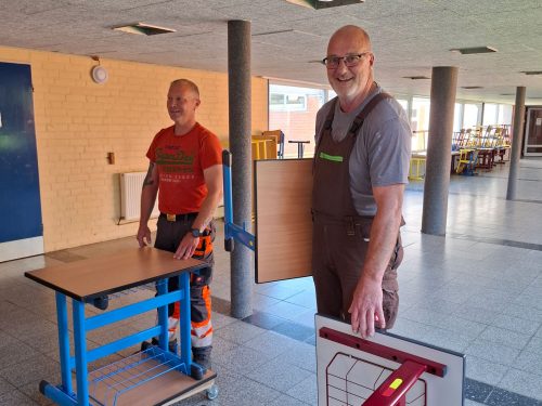 Handwerker in der Schule