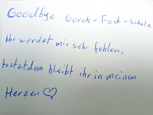 Abschied der Viertklässler